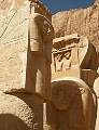 The goddes Hathor, to be found here in the capitals of the pillars
