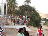 Arrival in the nubian village