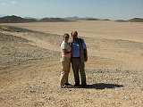 Zwei Abenteurer in der Wüste