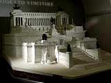 Monumento Vitorio Emanuele II. Überblick der Anlage am Modell