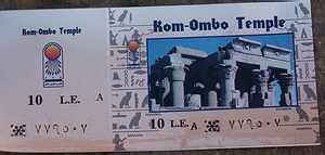 Ticket for Kom Ombo